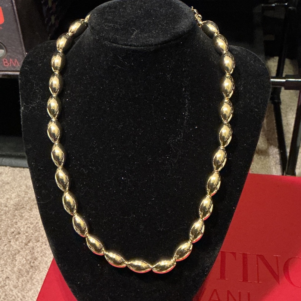 Classic Gold Beaded Necklace